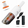 Car Vacuum Powerful Portable & High Power 12V Car Handheld Vacuum Cleaner for Car and Home   Vaccum Cleaner White Wirless Car Vacuum (Aysis Orange)