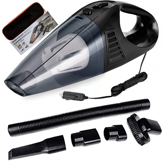 Car Vacuum Powerful Portable & High Power 12V Car Handheld Vacuum Cleaner for Car and Home   Vaccum Cleaner White Wirless Car Vacuum (Aysis Orange)