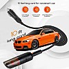 Car Vacuum Powerful Portable & High Power 12V Car Handheld Vacuum Cleaner for Car and Home   Vaccum Cleaner White Wirless Car Vacuum (Aysis Orange)