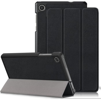 Case for Lenovo Tab M8 4th Gen 8.0" 2023,Folio Trifold Stand Cover for Lenovo Tab M8 4th Gen Tablet TB300FU,Black Case for Lenovo Tab M8 4th Gen 8.0" 2023,Folio Trifold Stand Cover for Lenovo Tab M8 4th Gen Tablet TB300FU,Black