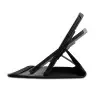 Caseous 360 Degree Rotating Stand Synthetic Leather Folio Flip Cover for Samsung Galaxy Tab A 10.1 inch SM-T580/T585/T587 (Black)