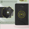 Caseous 360 Degree Rotating Stand Synthetic Leather Folio Flip Cover for Samsung Galaxy Tab A 10.1 inch SM-T580/T585/T587 (Black)