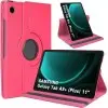 Caseous® Synthetic Leather 360 Rotating Flip Back Cover Case for Samsung Galaxy Tab E (9.6 Inch) SM- T560, T561,T565, T567V (Pink)