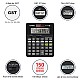 Casio MJ-12GST GST Calculator (Black)