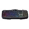 CHIPTRONEX Kranos RGB Backlit Gaming Keyboard LED 104 Keys USB Ergonomic Wrist Rest Keyboard 10 Multimedia Keys 7 RGB Color Modes