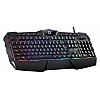 CHIPTRONEX Kranos RGB Backlit Gaming Keyboard LED 104 Keys USB Ergonomic Wrist Rest Keyboard 10 Multimedia Keys 7 RGB Color Modes