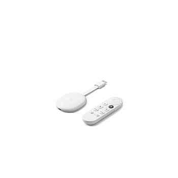 Chromecast with Google TV (HD) - Streaming Stick Entertainment On Your TV with Voice Search - Watch Movies, Shows, and Live TV in 1080p HD - Snow