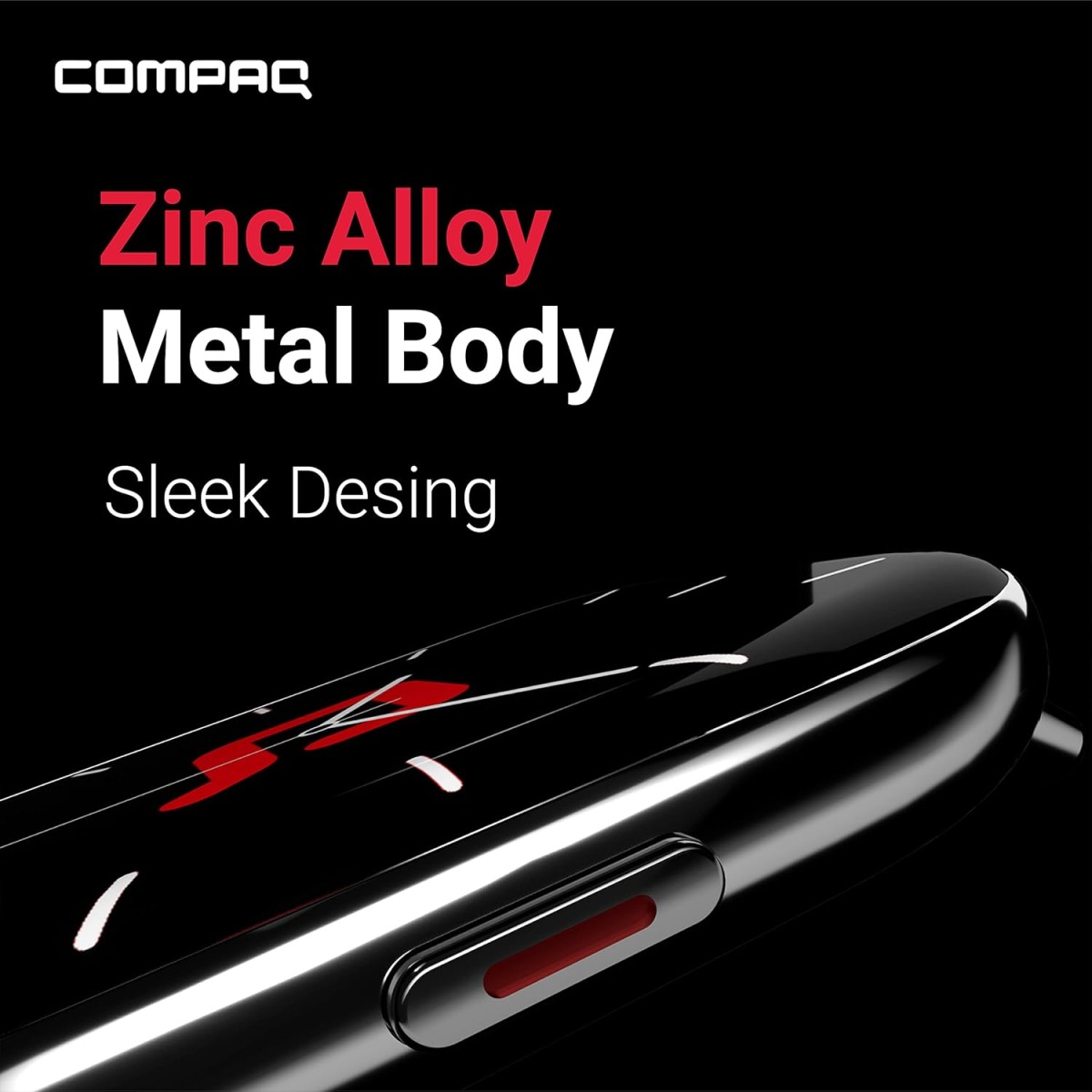 Compaq Q Watch Balance Series with 1.69" HD Display| Instant Messaging Notification| Blood Pressure Monitoring|Heart Rate Monitoring| Sleep Monitoring | Smartwatch (Unboxed)