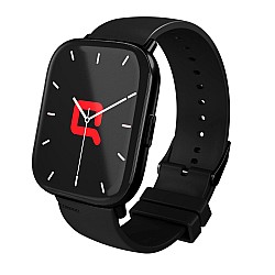 Compaq Q Watch Balance Series with 1.69" HD Display| Instant Messaging Notification| Blood Pressure Monitoring|Heart Rate Monitoring| Sleep Monitoring | Smartwatch (Black)