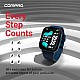 Compaq Q Watch Balance Series with 1.69" HD Display| Instant Messaging Notification| Blood Pressure Monitoring|Heart Rate Monitoring| Sleep Monitoring | Smartwatch (Black)