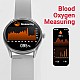 Compaq Q Watch Balance Series with HD Display| BT Calling| Instant Messaging Notification| Blood Pressure Monitoring| Heart Rate Monitoring| Smartwatch (Gray)