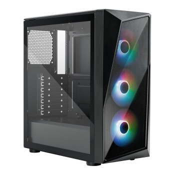 Cooler Master CMP520 Mesh Computer Case - 280mm Radiator Support | High Airflow Case | 3 x 120mm ARGB Fans Pre-Installed | Gaming Case, Black Cooler Master CMP520 Mesh Computer Case - 280mm Radiator Support | High Airflow Case | 3 x 120mm ARGB Fans Pre-Installed | Gaming Case, Black