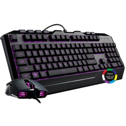 Cooler Master Devastator 3 Gaming Keyboard & Mouse Combo 7 Color Mode LED Backlit Media Keys 4 DPI Settings Black