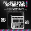 Cooler Master QUBE 500 Flatpack White Small High Airflow Mid-Tower ATX Customizable Gaming PC Case, Tempered Glass, Vertical GPU Mount, USB-C, Carrying Handle, Gem Mini (Q500-WGNN-S00)