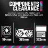 Cooler Master QUBE 500 Flatpack White Small High Airflow Mid-Tower ATX Customizable Gaming PC Case, Tempered Glass, Vertical GPU Mount, USB-C, Carrying Handle, Gem Mini (Q500-WGNN-S00)