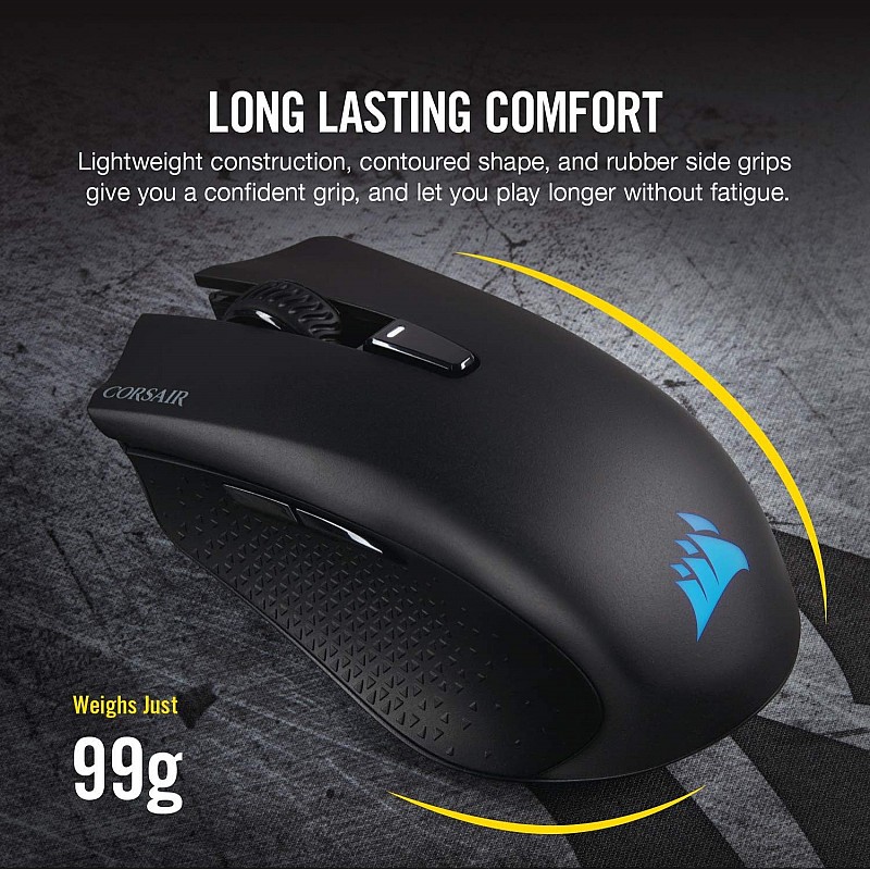 Corsair Harpoon Pro RGB FPS/MOBA Gaming Wired Mouse 12000 DPI Optical Black