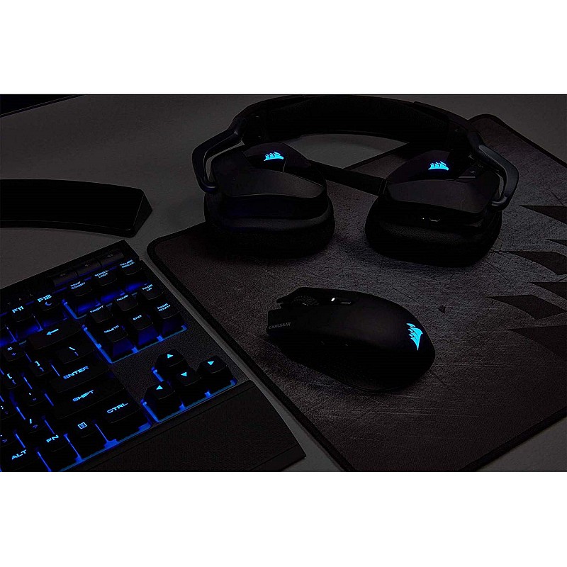 Corsair Harpoon RGB Wireless Gaming Mouse-Backlit RGB LED, 10000 DPI, Optical - Black