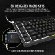 Corsair K55 RGB PRO - Dynamic RGB Backlighting Six Macro Keys Keyboard