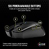 Corsair Katar Pro Wireless, Lightweight FPS/MOBA Bluetooth, Wi-Fi Gaming Mouse with Slipstream Technology, Compact Symmetric Shape, 10000 DPI (Black)