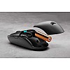 Corsair Katar Pro Wireless, Lightweight FPS/MOBA Bluetooth, Wi-Fi Gaming Mouse with Slipstream Technology, Compact Symmetric Shape, 10000 DPI (Black)