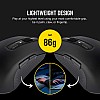 Corsair M55 RGB Pro Ambidextrous Gaming Mouse,12400 DPI Adjustable Sensor-Black