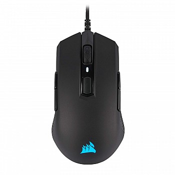 Corsair M55 RGB Pro Ambidextrous Gaming Mouse,12400 DPI Adjustable Sensor-Black