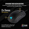 Corsair M55 RGB Pro Ambidextrous Gaming Mouse,12400 DPI Adjustable Sensor-Black