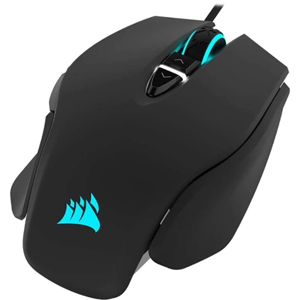Corsair M65 RGB Elite Tunable FPS Gaming Mouse - Black - Optical - Cable - Black - USB 2.0-18000