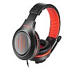 Cosmic Byte Blazar Wired Over-Ear Headphone with Mic for PC, Mobiles, PS5, PS4, Xbox One, Tablets (Red)