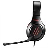 Cosmic Byte Blazar Wired Over-Ear Headphone with Mic for PC, Mobiles, PS5, PS4, Xbox One, Tablets (Red)