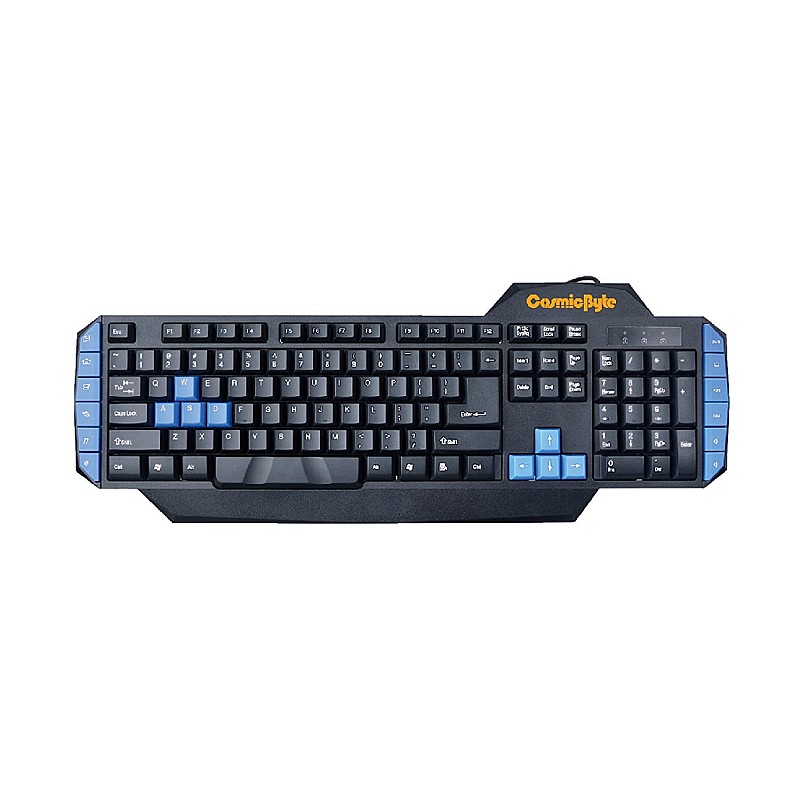 Cosmic Byte CB-GK-01 Vulcanoid Gaming Keyboard, 12 Multimedia Keys, 8 Gaming Keys, Anti-Ghosting