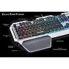 Cosmic Byte CB-GK-06 Galactic Wired Gaming Keyboard with Aluminium Body, 7  Black Silver