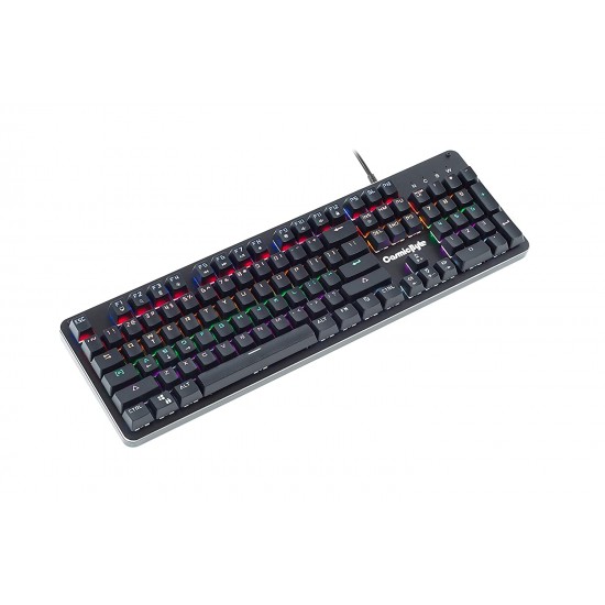 Cosmic Byte CB-GK-12 Neon Rainbow Mechanical Keyboard with Blue Switch Refurbished 
