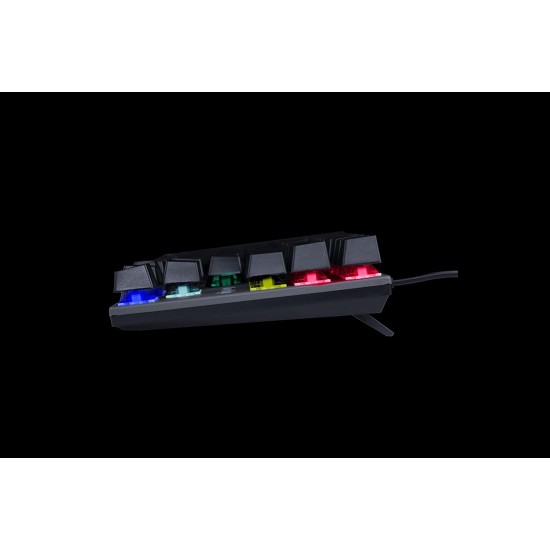 Cosmic Byte CB-GK-26 Pandora TKL Mechanical Keyboard with Outemu Red Switches and Rainbow LED (Black Grey)