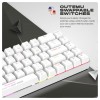 Cosmic Byte CB-GK-36 Artemis 68Key Per Key RGB Wired Mechanical Keyboard with Outemu Swappable Blue Switches and Software (White) Cosmic Byte CB-GK-36 Artemis 68Key Per Key RGB Wired Mechanical Keyboard with Outemu Swappable Blue Switches and Software (White)