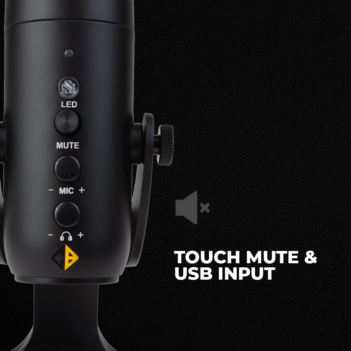 Cosmic Byte Desk Arm Mount with POP Filter for Deimos RGB Microphone, Microphone not Included (Black)