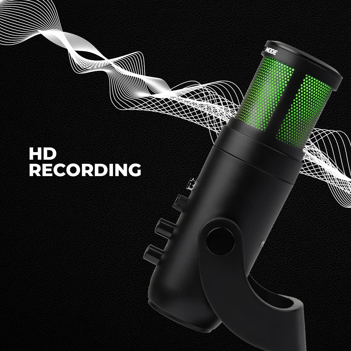 Cosmic Byte Desk Arm Mount with POP Filter for Deimos RGB Microphone, Microphone not Included (Black)