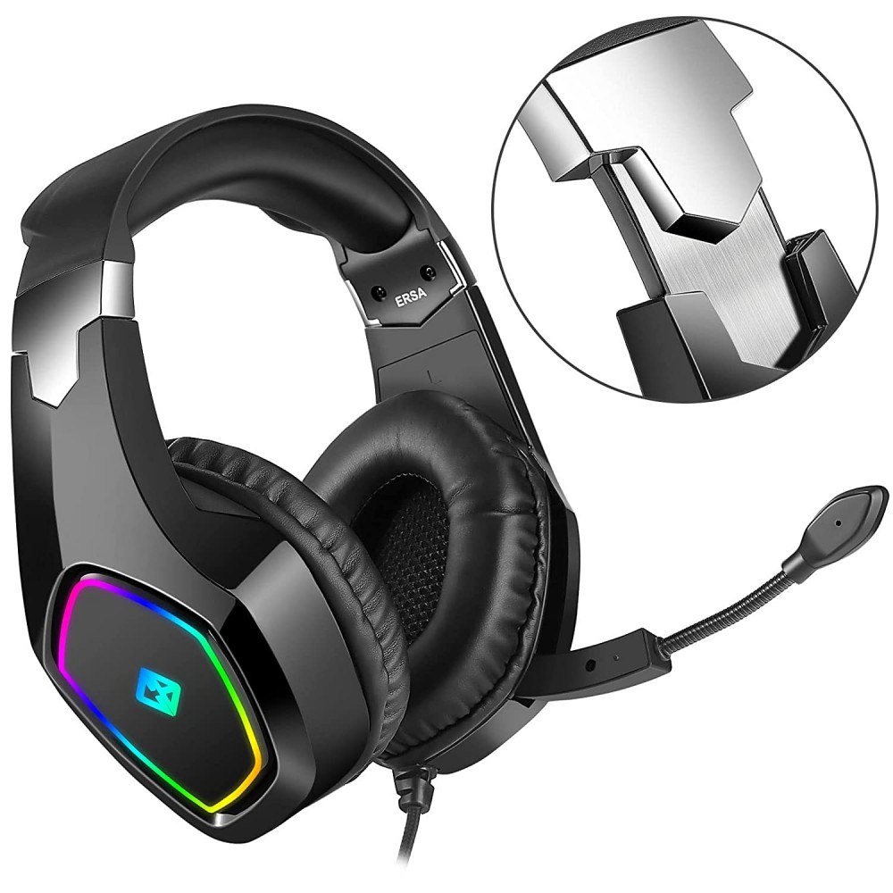 Buy Cosmic Byte ERSA Gaming Headphone, RGB LED and Microphone for PC ...