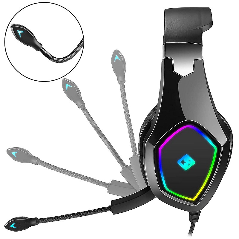 Cosmic Byte ERSA Gaming Headphone, RGB LED and Microphone for PC