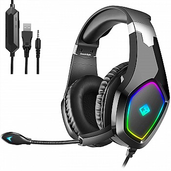 Cosmic Byte ERSA Gaming Headphone, RGB LED and Microphone for PC