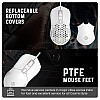 Cosmic Byte Firestorm RGB Wired Gaming Mouse, 67 Grams, 12400DPI, 1000Hz Polling, Pixart 3327 Sensor, 10M Switches, Paracord Cable, Software Support Upgraded PTFE Feet (Black)