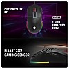 Cosmic Byte Firestorm RGB Wired Gaming Mouse, 67 Grams, 12400DPI, 1000Hz Polling, Pixart 3327 Sensor, 10M Switches, Paracord Cable, Software Support Upgraded PTFE Feet (Black)