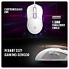 Cosmic Byte Firestorm RGB Wired Gaming Mouse, 67 Grams, 12400DPI, 1000Hz Polling, Pixart 3327 Sensor, 10M Switches, Paracord Cable, Software Support Upgraded PTFE Feet (Black)