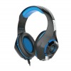 Cosmic Byte GS410 Wired Over-ear Headphones with Mic (Black/Blue, Pack Of 1)