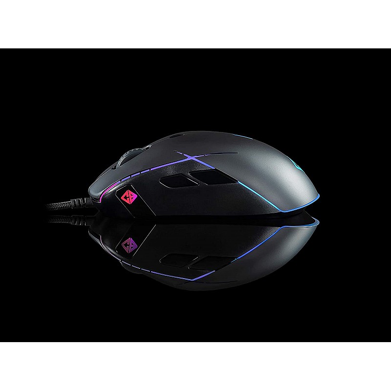 Cosmic Byte Gravity Lightweight RGB 6400 DPI Gaming Mouse with Sunplus IT 6651 Sensor Software