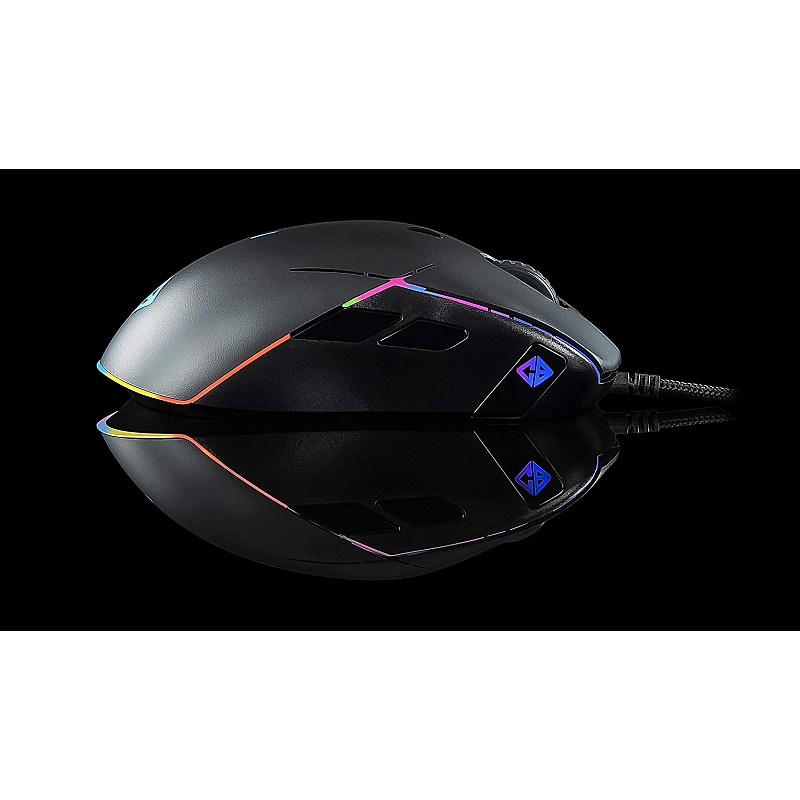 Cosmic Byte Gravity Lightweight RGB 6400 DPI Gaming Mouse with Sunplus IT 6651 Sensor Software