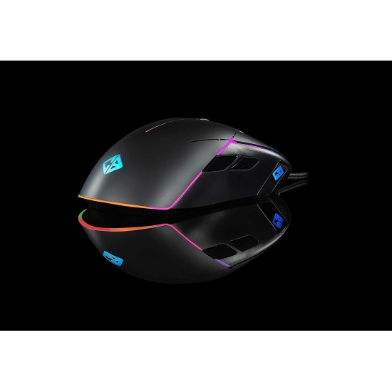 Cosmic Byte Gravity Lightweight RGB 6400 DPI Gaming Mouse with Sunplus IT 6651 Sensor Software