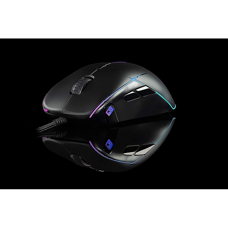 Cosmic Byte Gravity Lightweight RGB 6400 DPI Gaming Mouse with Sunplus IT 6651 Sensor Software