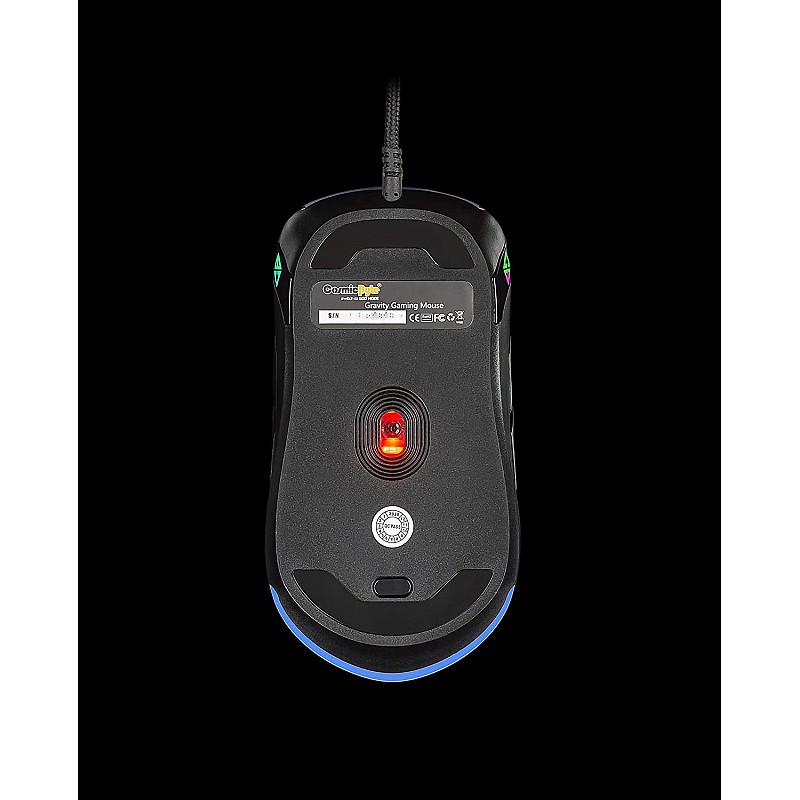 Cosmic Byte Gravity Lightweight RGB 6400 DPI Gaming Mouse with Sunplus IT 6651 Sensor Software