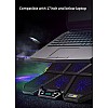 Cosmic Byte Meteoroid RGB Laptop Cooling Pad with 6 Fan Upto 17 inch laptops Black Blue